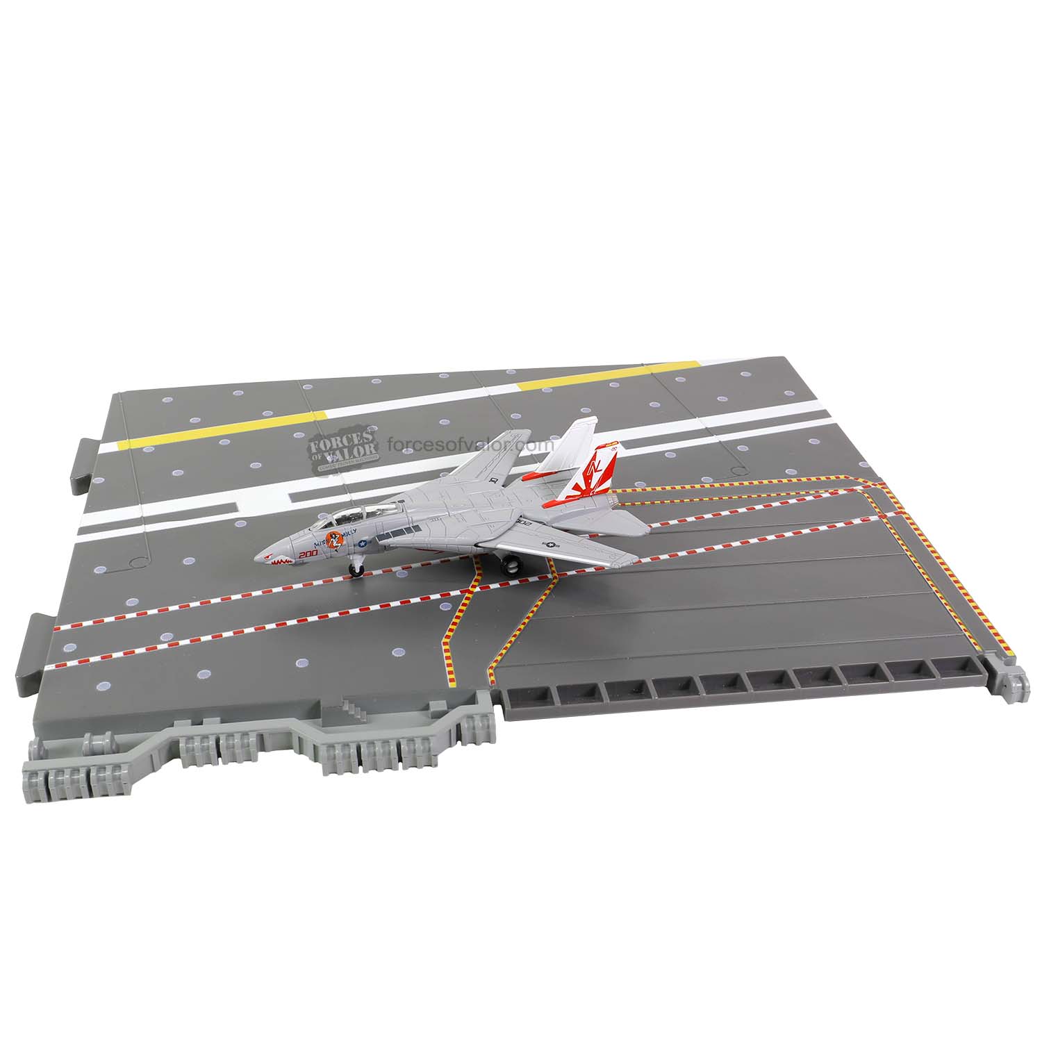 Grumman F-14A VF-111 Sundowners Miss Molly + Section J Deck - 1:200